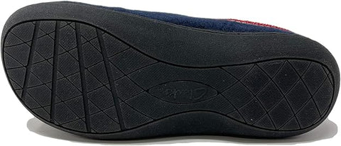 Clarks Indoor and Outdoor Navy Slipper Cozy Wool Mule Slip-On Fur Lined Clogs 8