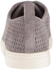 Lucky Brand Lawove Titanium Grey Lace Up Flat Comfort Fashion Sneakers