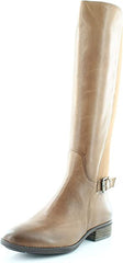 Sam Edelman Paxten Whiskey Leather Side Zip Round Toe Block Heel Knee High Boots