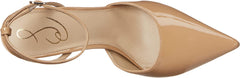 Sam Edelman Avril Golden Sand Pointy Toe Stiletto Heel Ankle Strap Fashion Pumps