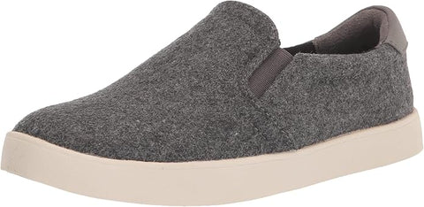 Dr. Scholl's Madison Willow Charcoal Fabric Slip On Low Top Fashion Sneakers