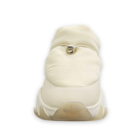Ash Eko Shell White Lace Up Puffy Drawcord Round Toe Platform Fashion Sneakers