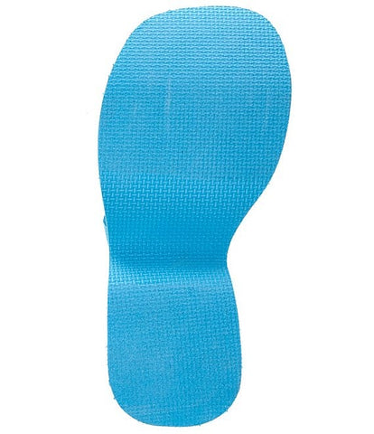 Steve Madden Gwen Blue Slip On Squared Open Toe Chunky Platform Heeled Sandals