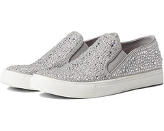 Steve Madden Adela Rhinestone Detailed Rounded Toe Slip On Sneakers