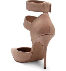 Jessica Simpson Cassiya Natural Nude Pointed Toe Strappy High Heeled Pumps