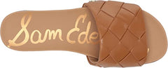 Sam Edelman Adaley Saddle Open Toe Slip On Platform Leather Slide Dress Sandals