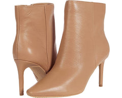 Vince Camuto Allost Natural Tan Pointy Almond Toe Stiletto Heeled Ankle Bootie