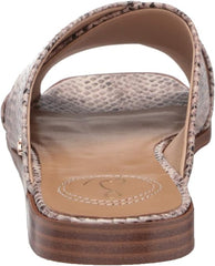 Sam Edelman Idina Roccia/Sesame Slip On Open Toe Mule Slide Slip-On Flat Sandals