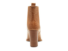 Vince Camuto Ellea Tawny Birch Pull On Pointed Toe Block Heeled Fashion Boots