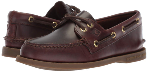 Sperry Top-Sider A/O 2-Eye Leather Boat Shoes AMARETTO