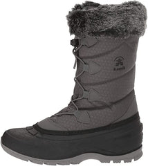 Kamik Momentum Charcoal (Original) Pull On Rounded Toe Waterproof Snow Boots