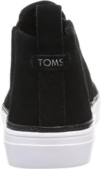 Toms Bryce Black Suede Pull On Rounded Toe Low Top Fashion Sneakers