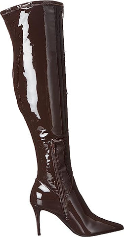 Jessica Simpson Over the Knee Boot Abrine Chocolate Side Pointed Toe Tall Boots