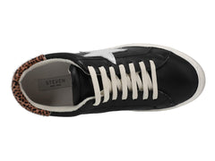 Steve Madden Rubie Black Star Fashion Lace Up Round Toe Lace up Sneakers