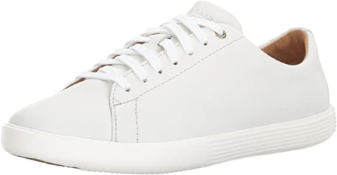 Cole Haan Grand Crosscourt Bright White Leather/Optic White Low Top Sneakers