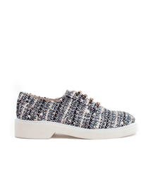 Cecelia New York Randi Platform Oxford Lace Up Man Tailored Shoe Fashion Sneaker