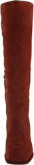 Sam Edelman Issabel Warm Chestnut Squared Toe Block Heel Fashion Knee High Boots