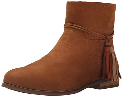 Lucky Brand Gloriana Boot suede Flat Low Cut Tassel Rounded Toe Ankle Booties