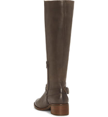 Lucky Brand Women's KARESI Equestrian Boot, Storm KNee High Riding Boots