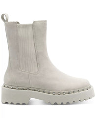 Vince Camuto Meendey Milky White Pull On Rounded Toe Chelsea Fashion Boot