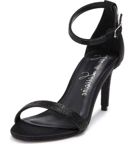 Lauren Lorraine Sondra Embellished Strap Ankle Strap Stiletto Heeled Sandals