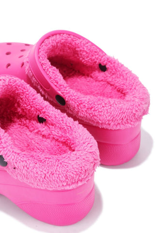 Cape Robbin Gardener-3 Platform Clogs Fashion Comfortable Slippers PINK