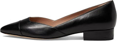 Cole Haan Vanessa Skimmer Black Leather Slip On Pointed Toe Classic Pumps