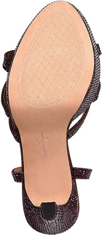 Jessica Simpson Balina Rhinestone Platform Dress High Heel Ankle Strap Sandals
