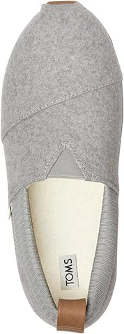 Toms Alpargata Resident Frost Grey Slip On Low Top Stretchy Fashion Sneakers