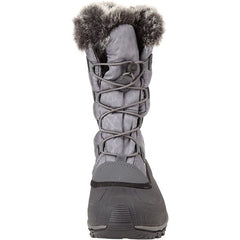 KAMIK MOMENTUM-3 Snow Seam-Sealed Waterproof Plush Faux-Fur Collar Boots CHARCOAL (6, CHARCOAL)