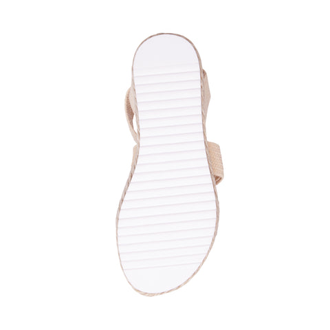 Steve Madden Kimmie Raffia Flatform Platform Espadrille Fitted Wedge Sandals