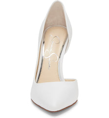 JESSICA SIMPSON WOMEN'S PHEONA, BRIGHT WHITE POINTED TOE DRESS PUMPS