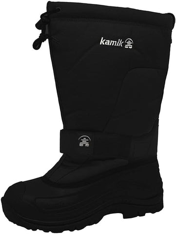 Kamik Men's Greenbay 4 Cold Weather Boot Black Waterproof Snow Boots