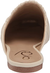 Sam Edelman Cecilia Modern Ivory Pointed Almond Toe Slip On Fashion Flat Mules