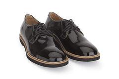 Soul 36 Grant Patent Leather Black Casual Lace Up Oxfords Suede Casual Shoes