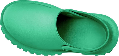 Cherse Platform Green Fashion Slip On Thick Non Slip Home Lazy Waterproof Sandals