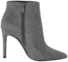 Jessica Simpson Women's Pelina3 Pewter Multi Glitter Pumps Ankle Bootie