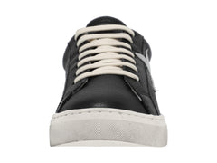 Steve Madden Rubie Black Star Fashion Lace Up Round Toe Lace up Sneakers