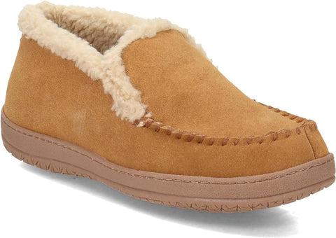 Clarks Men's Suede Leather Sherpa Lined Ankle Booties Rounded Toe Venetian