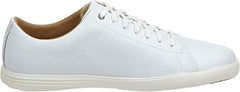 Cole Haan Grand Crosscourt II White Leather Fashion Lace-up Sneakers-Wide