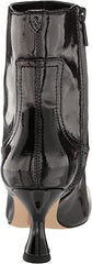 Sam Edelman Livia Black/Modern Ivory Spool Heel Squared Toe Fashion Ankle Boots