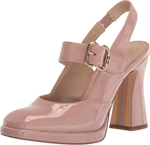 Sam Edelman Jildie Cedar Pink Mary Jane Platform Slingback Dress Pumps Sandals