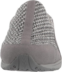 Easy Spirit Travel Time Round Closed-Toe Slip On Mule Clog Grey Wide (9.5, Grey)