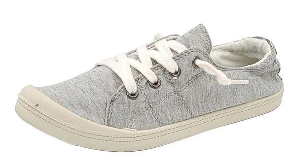 Forever Link Comfort-01 Light Grey Fashion Classic Slip-On Casual Sneakers