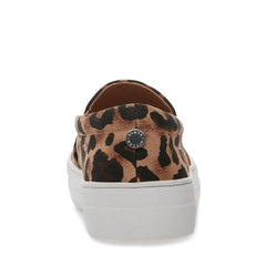 Steve Madden Women's Gills Leopard Print Platform Sneakers Leopard (9, LEOPARD)