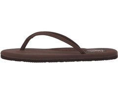 Flojos Fiesta 2.0 Brown Vintage Slip On Slide Thong Flat Flip Flops Sandals