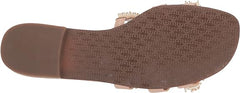 Sam Edelman Bay Warm Tan Slide Mule Open-Toe Slip-On Leather Flats Sandals