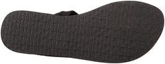 Sanuk Women's Yoga Sling 2 Black Yoga Mat Slingback Flats Sandals Flip-Flops