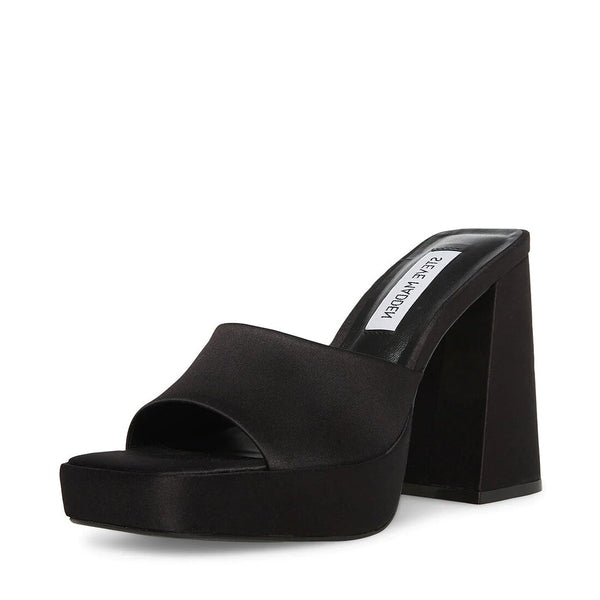 Steve Madden Cristo Platform Sandal Open Toe Chunky Heel Slip On Mule Pumps