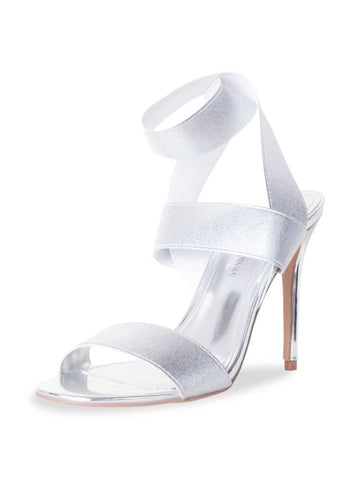 Lauren Lorraine Dallas Ankle-Strap Elastic Fitted Dress Stiletto Heeled Sandals